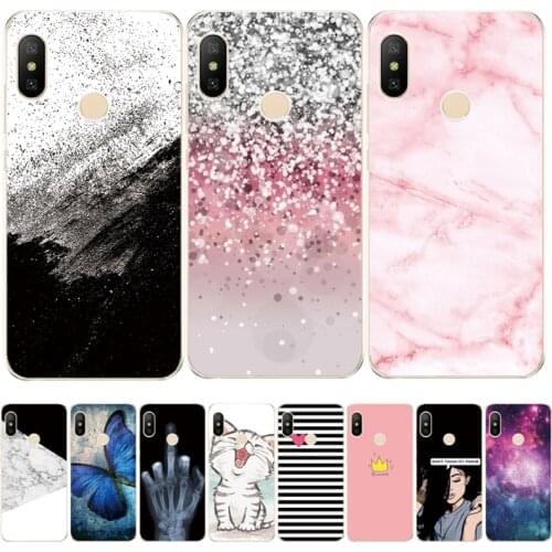 Soft silicone case for Xiaomi MI A2 LITE Case Full Protection Soft tpu Back Cover Phone Cases For Xiomi MI A2 LITE bumper Coque