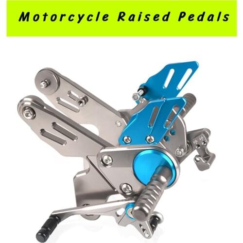 New Aluminum Alloy Motorcycle Pedals Foot Pedal Raising Frame Brake Raising Bracket Suitable For Spring Breeze 250SR 250NK