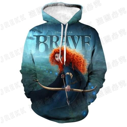 New Fashion Brave Hoodies Men Women Children Cartoon Anime 3D Print Casual Sweatshirts Pullover Long Sleeve Boy Girl Kids Coat
