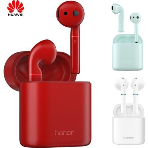 Original Huawei Honor Flypods Wireless Charging In-ear Bluetooth 5.0 Binaural Stereo Music Sports headset With Mic Official Test