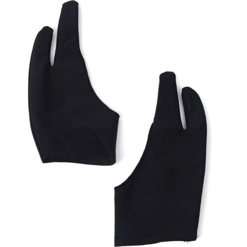 Painting Glove Left Right Hand Men Women 2 Finger Free Size Drawing Draft Artist