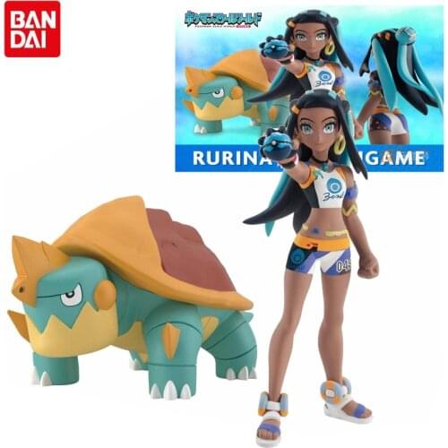 Bandai Pokemon Originele Snoep Toy Rurina & Kajirigame Nessa Drednaw Anime Actie & Figures Model Toys Children Birthday Gift
