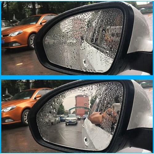Car Anti Fog Rainproof Rearview Mirror Protective Film Accessory Car Rearview Mirror Rain Film Anti-fog Nano Waterproof Film