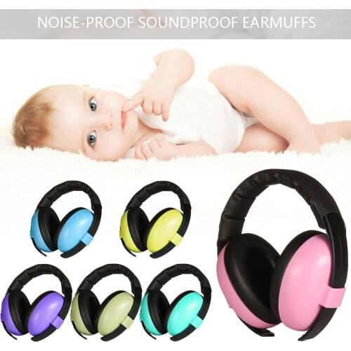 Baby Children Sleep Ear Defenders Noise Proof Earmuffs Baby Boys Girls Anti-Noise Durable Headphone