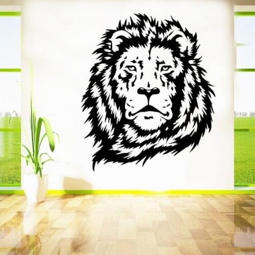 Fierce Lion Modern Fashion Waterproof Pvc Wall Sticker Home Decoration Accessories for Living Room Background Wall Art Decal