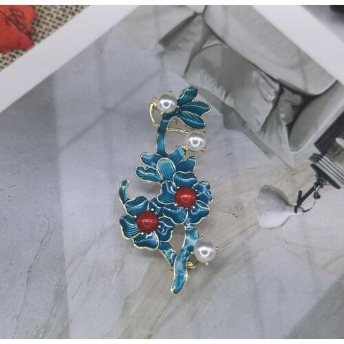 Wind hanfu deserve to act the role of plant flower qipao pin glow act the role of the new act the role ofing is tasted