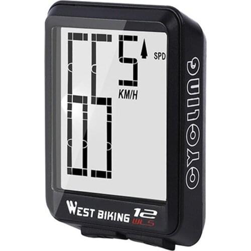 High Quality Wireless Bike Computer Bicycle Speedometer Waterproof LCD Stopwatch Backlight Automatic Bike Odometer