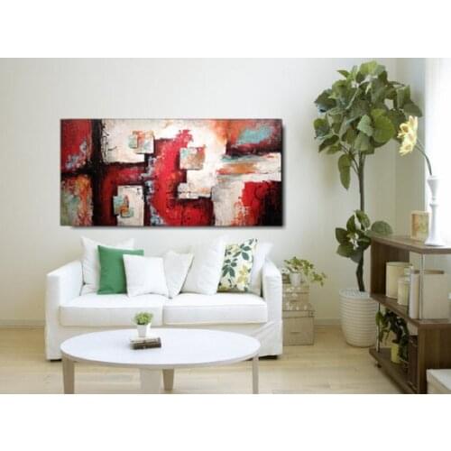 100% Handmade high quality home goods decor abstract modern canvas landscape paintings