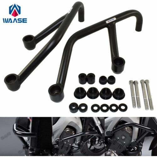Waase 25mm Engine Guard Crash Bars For YAMAHA MT FZ 09 MT-09 Tracer FZ-09 MT09 FZ09 RN29 2013 2014 2015 2016