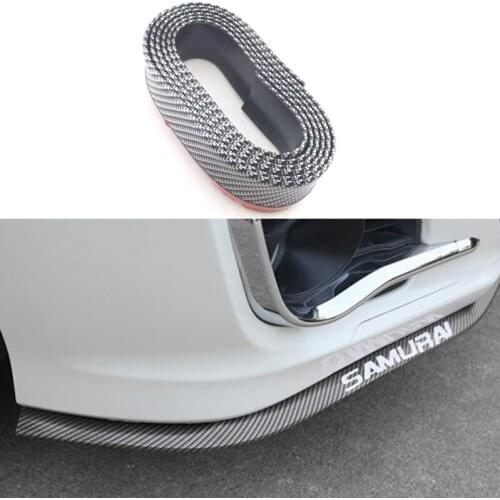 2.5M Car Bumper Lip Stickers Protectors for Cadillac XTS SRX ATS CTS/Renault Koleos Fluenec Latitude