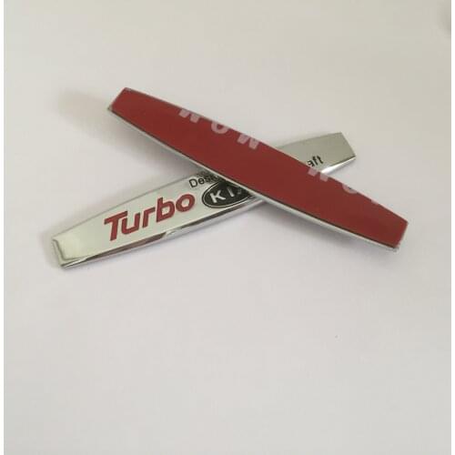 2pcs Car Fender side emblem Badge Decal rear bumper trunk Sticker Decal styling Accessories