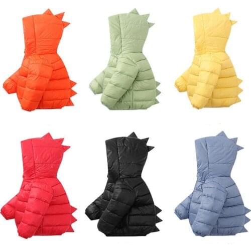 Baby Girls Hooded Down Jackets Coats Autumn Boys Cartoon Bear Thicken Warm Jacket Newborn Toddler Kids Girl Zipper Outerwear