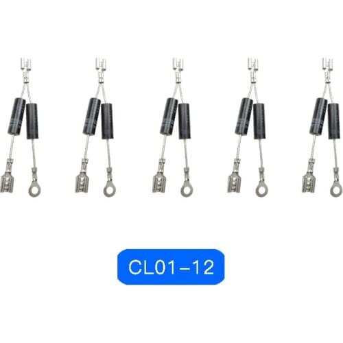 5PCS CL01-12 RG403 HV-6X2PI RG3110 Microwave High Voltage Diode Rectifier Replaces Microwave Oven Parts