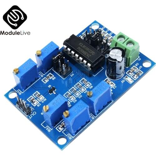 ICL8038 Signal Generator Medium/Low Frequency 10Hz-450KHz Triangular/Rectangular/Sine Wave Generator Module 12V to 15V