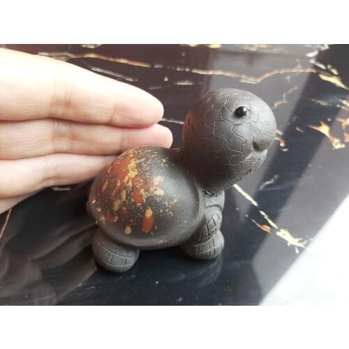 Cute tortoise shell decoration carved carving statues Toy tea pet turtle status sculpture Meditation lovely