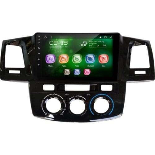 Allways 9" IPS Android 9.0 Octa-core Ram 2GB Rom 32GB Car Multimedia for Toyota Hilux / Forturner 2010-13 Manual Air Condition