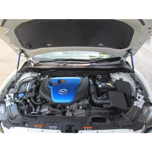 For Mazda6 GJ1/GL Atenza 2012-2020 Front Bonnet Hood Modify Gas Struts Carbon Fiber Spring Damper Lift Support Absorber