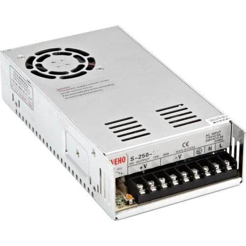 Professional switching power supply 250W 12V 20A manufacturer 250W 12v power supply transformer
