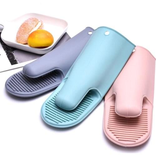 High Temperature Resistant Silicone Hand Clip Heat Insulation and Scalding Bowl Non-slip Baking Oven Microwave Silicone Gloves