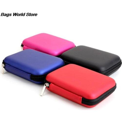 Hard Drive Disk Bags Zipper Earphone External Protector Pouch Case Mobile Powerbank Storage Box Cover
