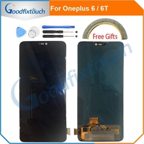 AMOLED For Oneplus 6 6T LCD Display Screen Touch Digitizer Assembly With Frame Touch Screen For One Plus A6000 A6010 A6013
