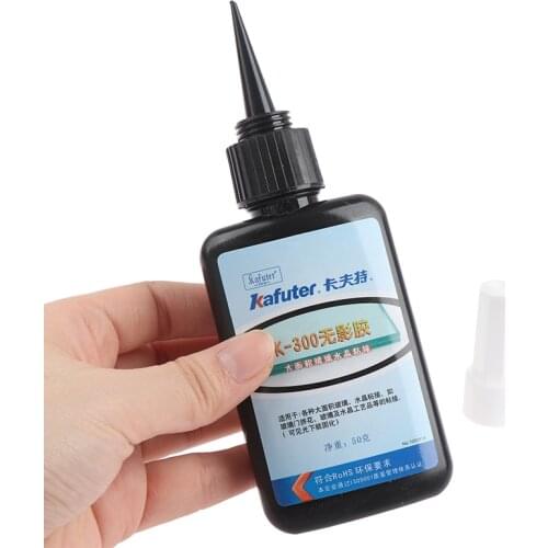 10/50ml UV Glue UV Curing Adhesive K-303/K-300 Transparent Crystal And Glass Adhesive