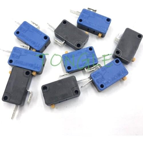 20 pcs microswitch for buttons/2 terminals blue micro switch for push button/Arcade Game Machine Parts/cabinet accessories