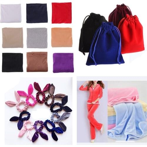 Velvet Upholstery Fabric By the Yard Cotton for Tablecloth Curtain Upholstery Costume Dressmaking Sewing Home Decor