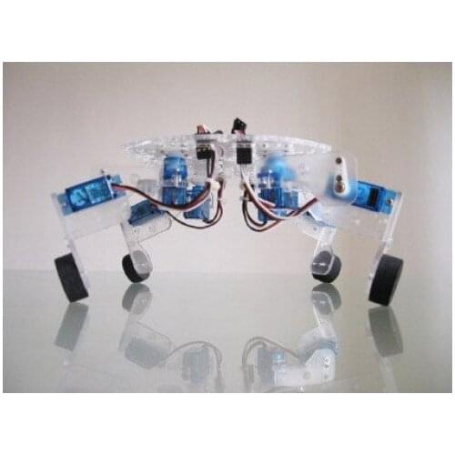Free shipping QuaBot robot chassis quadruped robot chassis with motor