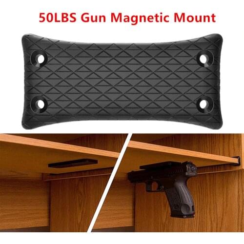 Bugleman 50lbs Gun Magnet Mount Rubber Coated Fits Handguns Airguns Rifle Pistol