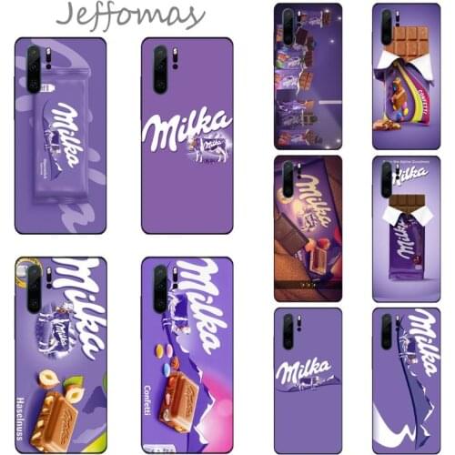 Chocolate Milka Phone Case For Huawei P 9 8 10 40 Mate 30 Honor 8 8A 20 20s 9x nova 6se 5t Y9s PSMART lite pro 2017