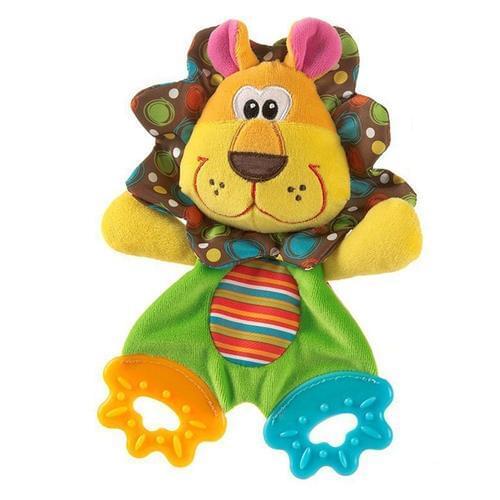 Baby Cute Playmate Plush Doll Toys Kids Cartoon Animals Hand Bells Rattles Toy Baby Teether Kids Teething Toys