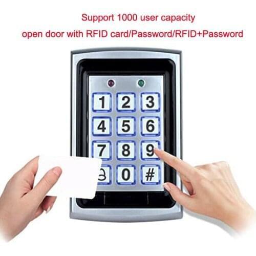 Hot Sale Waterproof Metal Rfid Access Control Keypad For RFID Door Access Control System