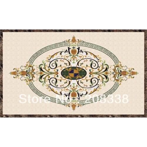 Marble medallion, waterjet medallion