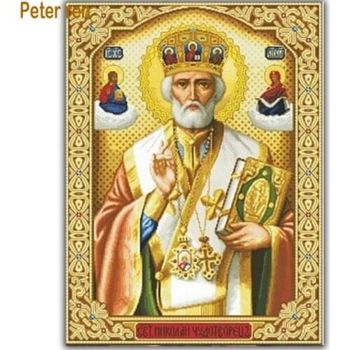 Peter ren DIY Diamond painting Religious Bible Diamond embroidery 3d square icon mosaic Full needlework Home decoration Crafts