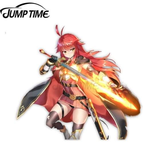 JumpTime 13 x 11.2cm Epic Seven Sticker Cermia Weatherproof Anime Car Stickers Cartoon Windshield Laptop Decal Anime Car Wrap