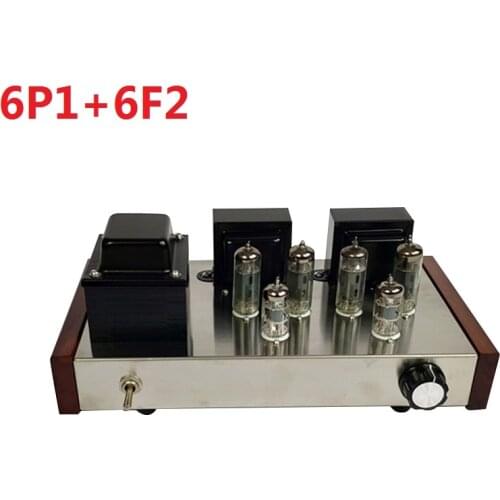 2021 New Released ICAIRN AUDIO Home Audio Vacuum Tube Power Amlifier DIY Kits 6P1*2+6F2*4 12W+12W Assembled Version Optional