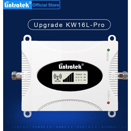 Lintratek NEW gsm repeater 900mhz cellular signal amplifier ALC AGC smart LCD gsm umts 900 cell phone mobile signal booster Pro