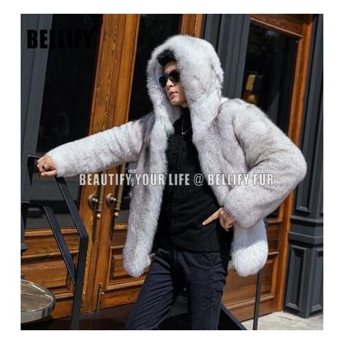 Silver Fox Fur Jackets Fur Stripes Coat Outwear Jacket Parka Winter Trench Women Men Blazer Garment Plus Size Custom
