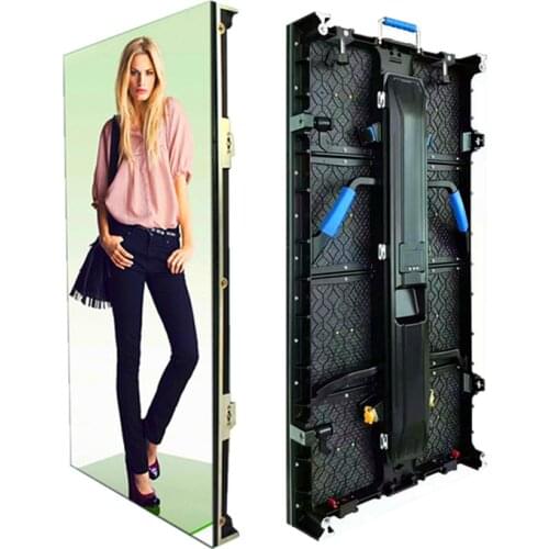 Full Color LED Display Panel Outdoor P4.81 500x1000mm SMD RGB Die Casting Aluminum Cabinet Vedio Advertising Billboard