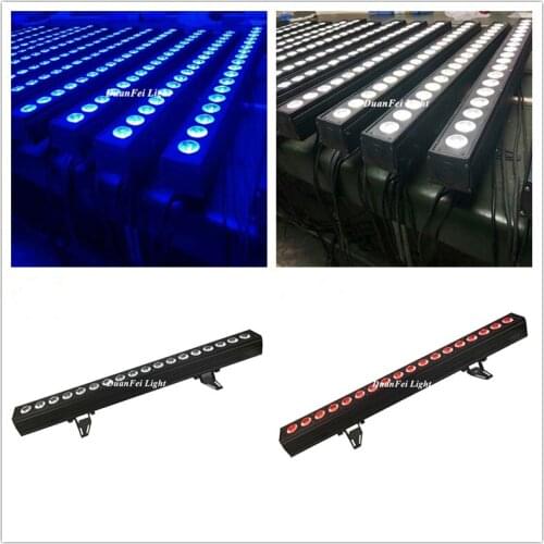 20 pcs chrismas decoration led bar dmx rgbw indoor led wall washer 18x10w rgbw bar led wall washer wedding light