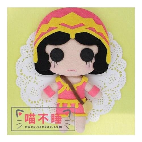 DIY Handmade Game Identity V Michiko Fiona Gilman Emily Dale Tracy Reznik Cosplay Material Package Mini Plush Doll Toy Pendant