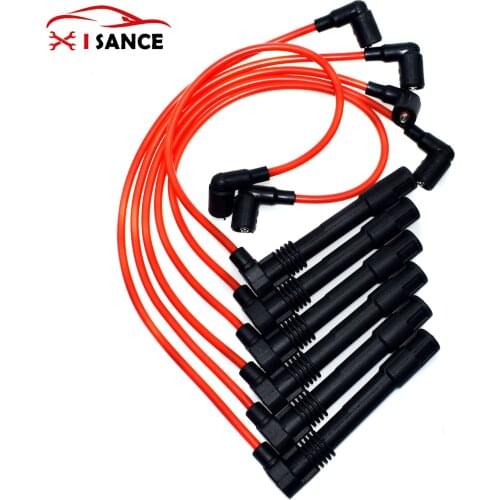 Ignition Spark Plug Spark Plug wire 57055 For 1997-05 Audi A4 A6 Quattro VW Passat 2.8L 327702,RCVWC036,VWC036,QW1282,250079696