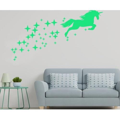 Pegasus Star Luminous Stickers, Luminous Fluorescent Stickers, Used In ChildrenS Bedrooms