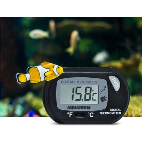 Aquarium Thermometer Digital LCD Fish Tank Aquarium Thermometer Suction Cup Thermometer Diving Fish Tank Thermometer