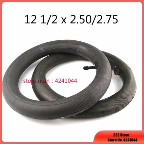 Inner Tube 12 1/2X2.50 2.75 Right Angle Valve Stem for pocket Bike Scooter Moped 49CC Rear/front Tire Innertube