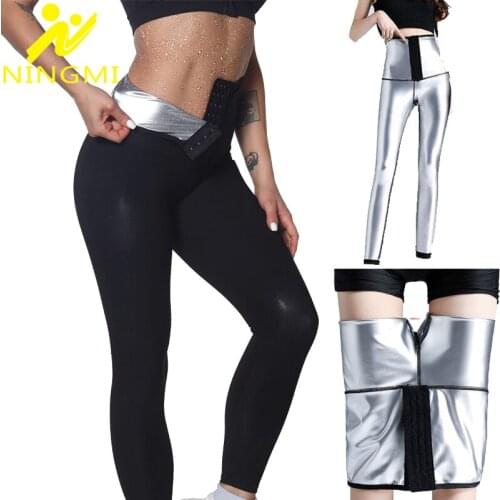 NINGMI Slimming Sauna Pants Body Shapers Legging Slimming Pants Shapewear Waist Shaper Pant for Women Wholesale Waist Trainer