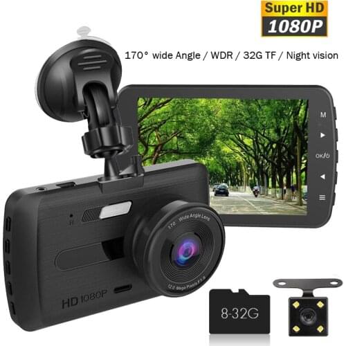 2020 dash cam 1080P HD DVR Dash Camera 170° Wide Angle Loop Recording Night Vision G-sensor camera auto car drive recorder