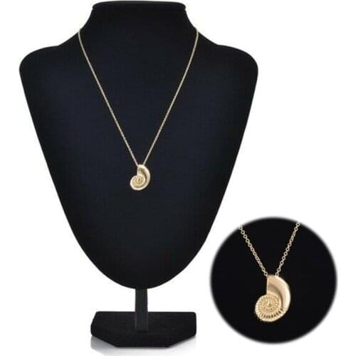 FASHION SHELL PENDANT AMMONITE ARIEL VOICE MERMAID UK ARIEL NEW URSULA NECKLACE FOSSIL