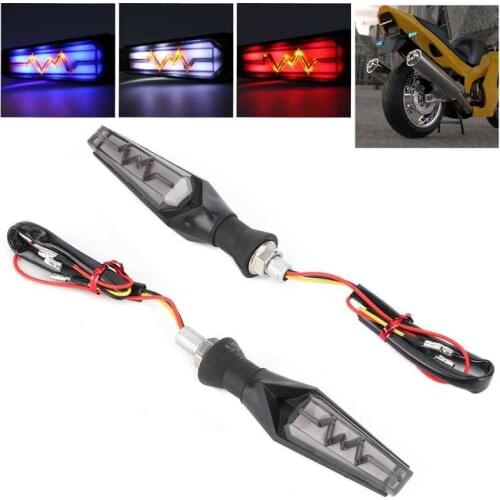 2pcs Motorcycle LED Turn Signal Light Flashing Dynamic IPX66 Waterproof Universal M10 Motorcycle accessories